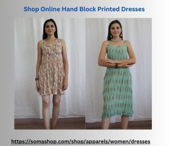 hand block print dresses
